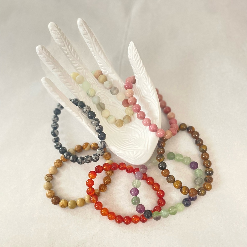 Intuitively Chosen Natural Stone Crystal Bracelet - Picture 2 of 2